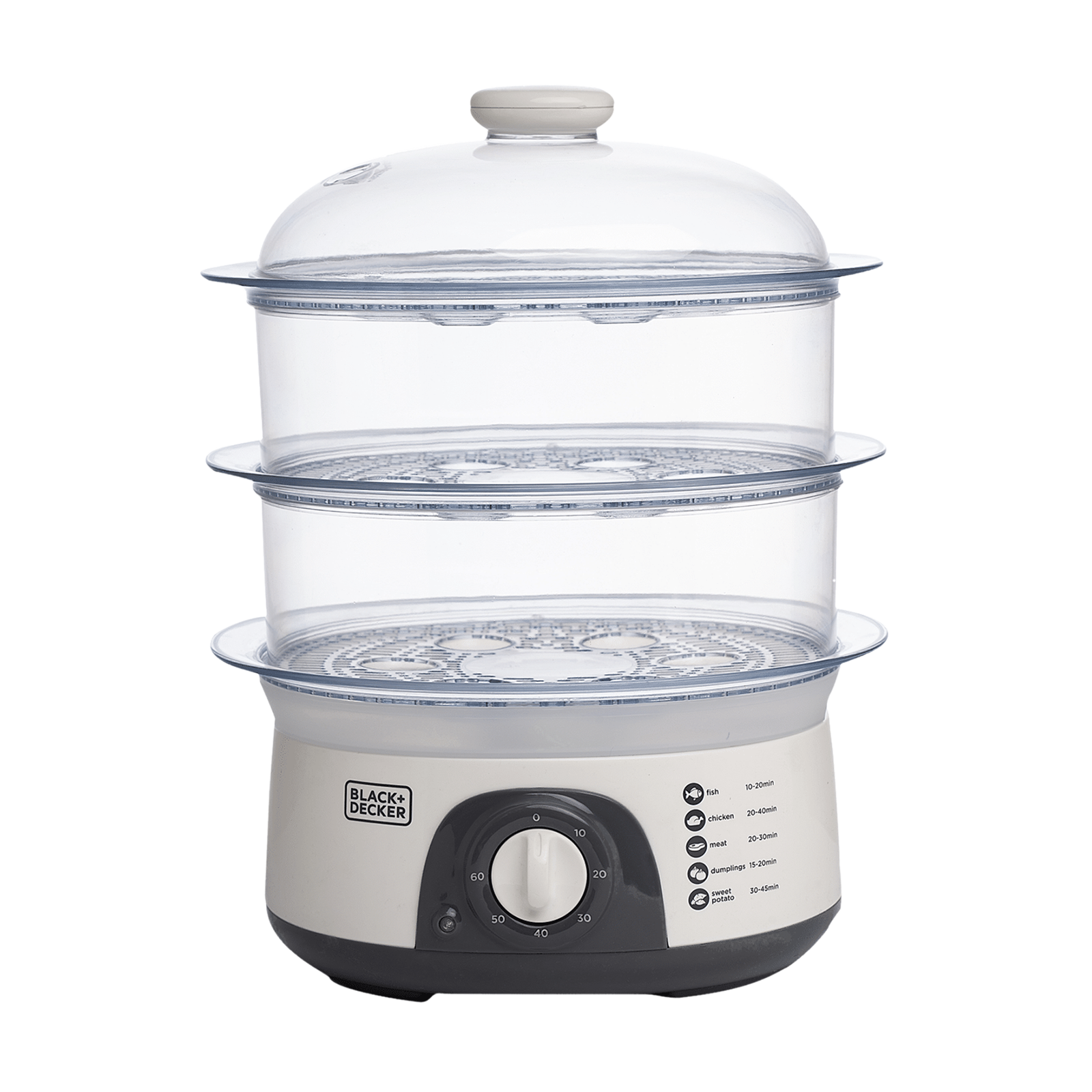 Buy BLACK DECKER BXFS7751IN 10 Litre Electric 3 Tier Food Steamer